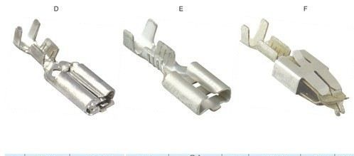 供应汽车接插件复合端子250-T(带锁）,187-T(直插),DJ6218-6.3A