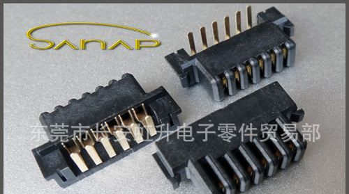 大量供应2061F-6PIN 90°笔记本电脑专用电池连接器母座