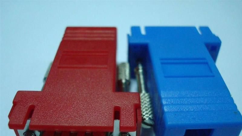 供应兴开泰电脑转接头VGA15转RJ45