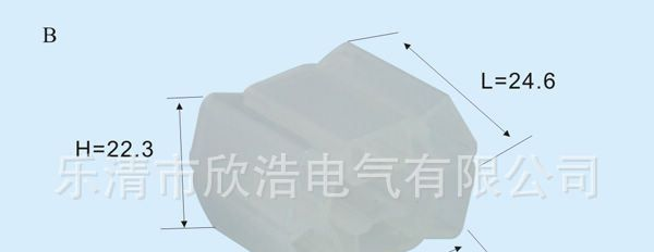厂家直销DJ7066-6.3-21-乐清汽车防水连接器接插件护套