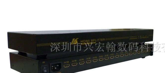 供应 创威视HDMI分配器，16路HDMI分配器，机架型分配器，HDMI共享器