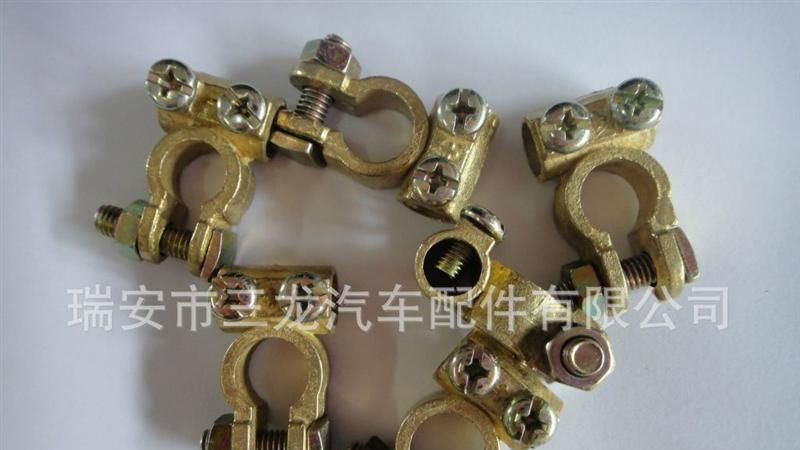 供应优质全铜微型车电瓶夹 电瓶端子