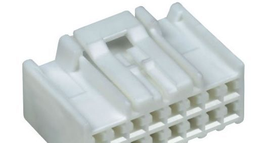 厂家供应：汽车连接器16位16孔 白色护套 白色胶壳接插件