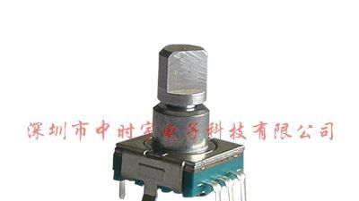 汽车音响编码器,金属轴编码器,E11 12F5编码器带开关,旋转编码器