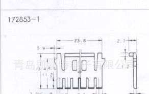 原装进品连接器/接插件  TE 172853-1