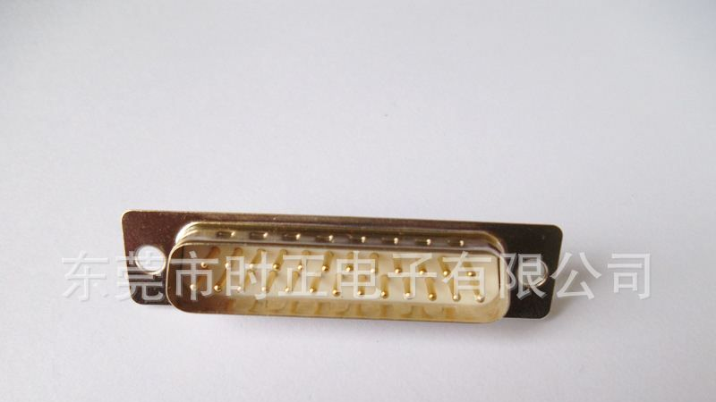 D-SUB连接器DB25焊线式车针接插件公座母座