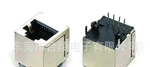 【生产】 RJ45 180度 带灯/不带灯 连接器