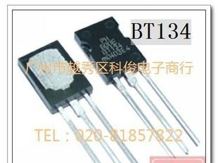 【原装飞利浦公司】BT134-500 双向可控硅 BT134-500F
