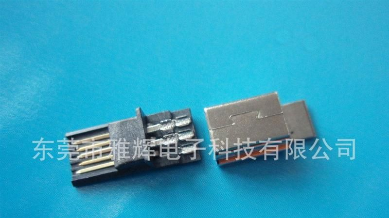 MINI  USB  5P普通焊线式连接器