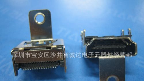 USB连接器/HDNI/HDNI贴片带耳/HDNI贴片