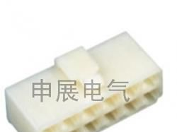 DJ7121-6.3-21汽车十二线护套 白色护套 汽车连接器接插件