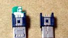 USB连接器，MICRO USB 5P公头夹板式