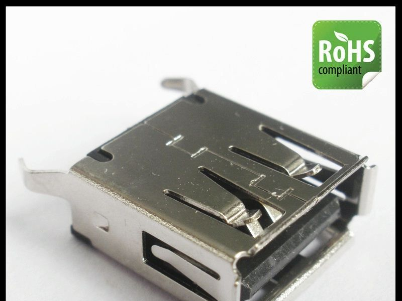 USB连接器研发厂商,USB插座,USB AF180度弯脚插板