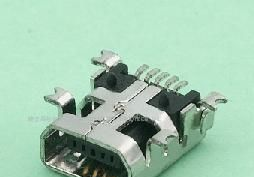 供应MINI USB 5P AB母座/MINI 5P母座连接器/V3手机母座插座(D2)