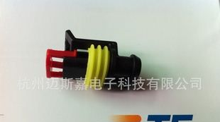TE AMP282080-1 282079-1现货 代理原厂AMP Tyco汽车防水连接器