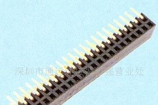 供应2.0间距侧插双排母