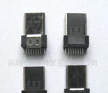 供应LG14P焊板式手机连接器插头