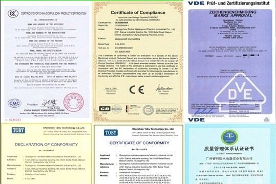 厂家直销 阻燃景观灯防水连接器