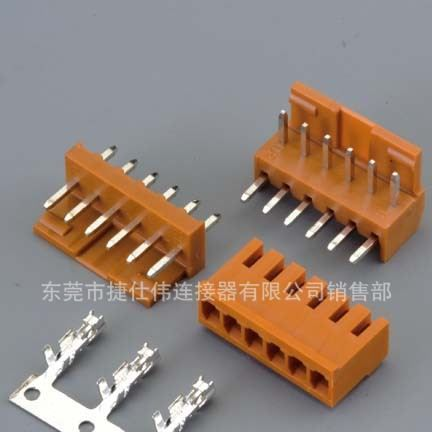 端子胶壳针座连接器280358黑色直针,弯针A2543 AMP 280358 2.54