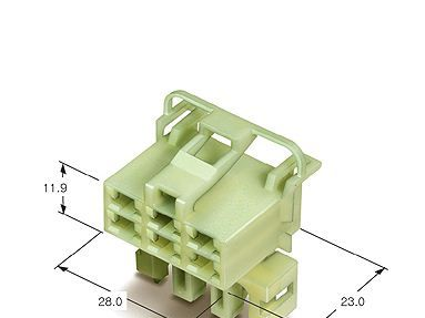 KET汽车连接器MG610269配件250塑件