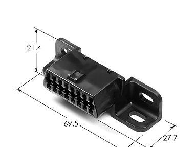 KET汽车连接器MG610761-5原厂OBDII