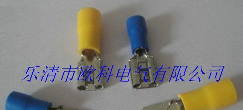 供应东莞铜鼻子 铜线耳 公预绝缘接头 MDD1.25-187(5)