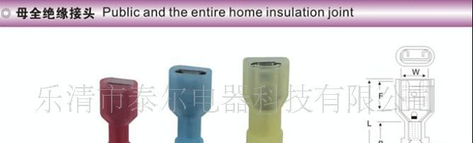 公母全绝缘端头(尼龙)端子FDFN / MDFN