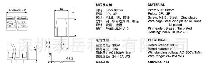 供应128L接线端子、报警器接线端子、深圳东莞接线端子
