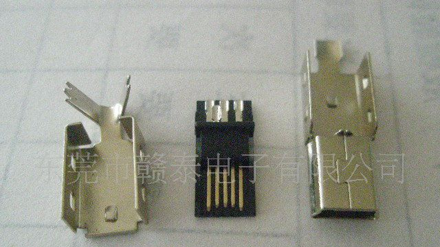 供应连接器MINI USB 5P公三件式 连接器
