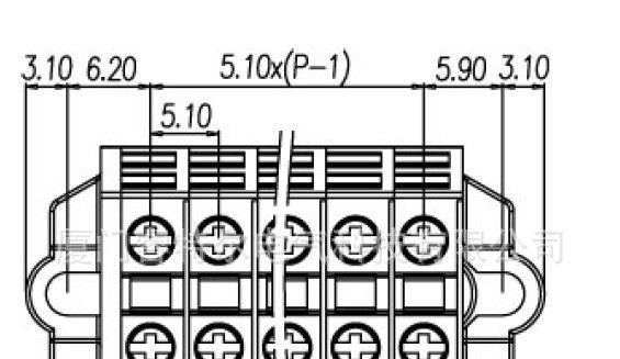 面板螺丝固定式端子/福建代理/台湾町洋端子/菲尼克斯端子PM2.5N