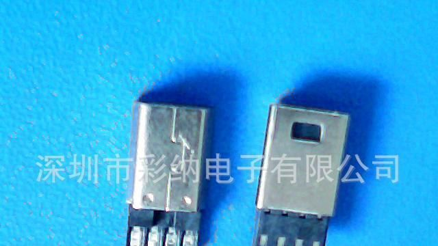 供应SUB 迷你5PIN公头连接器超5PIN短体13.5MM手机插头
