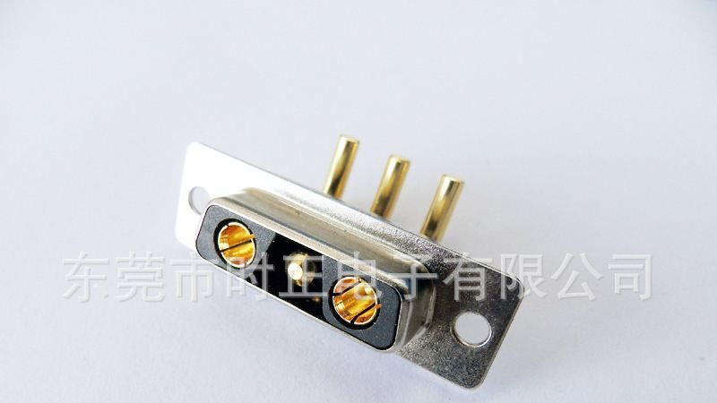 D-SUB大电流连接器3V3插板式车针连接器公座母座
