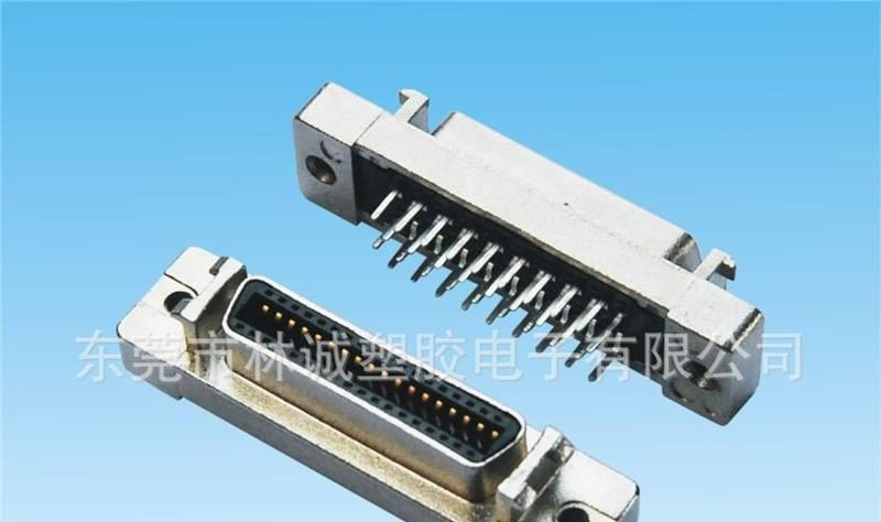 SCSI（HPCN） 36P/母/180度/PCB连接器
