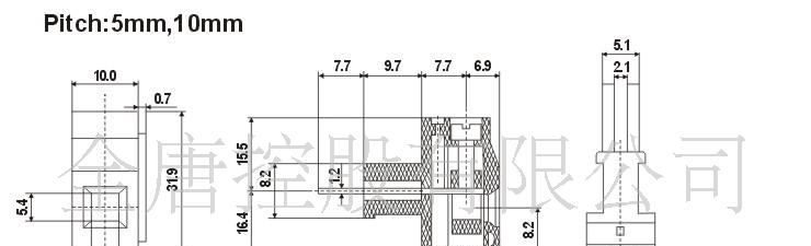WJ1010接线柱 PCB接线端子 欧式接线端子