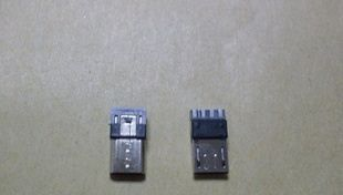 超薄MICRO USB 5P单排焊杯，机器焊接更方便，效率更高