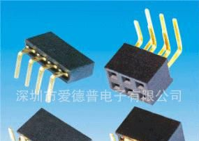 2.54mm排母 单双排90度