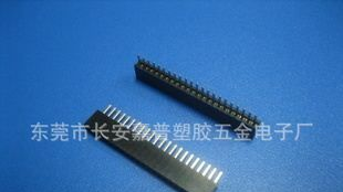 1.27mm 排母单排H4.3  180度DIP