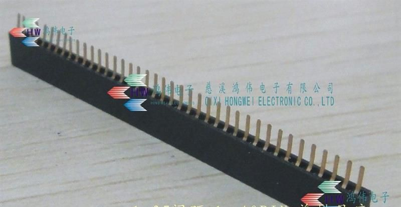 1.27　单排母座 1×40