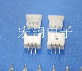 1.25-3P直针座、插座，胶壳、插头，端子，180度，连接器