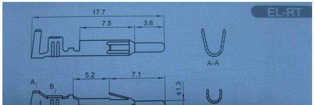 厂家直销EL条形连接器4.5mm