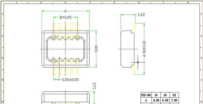 供应广濑DF23C-10DP-0.4V板对板连接器
