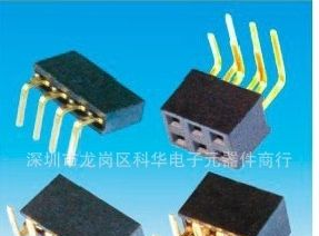 2.54间距排母单排与双排.塑高5.7 90°连接器USB3.0 SATA 排针