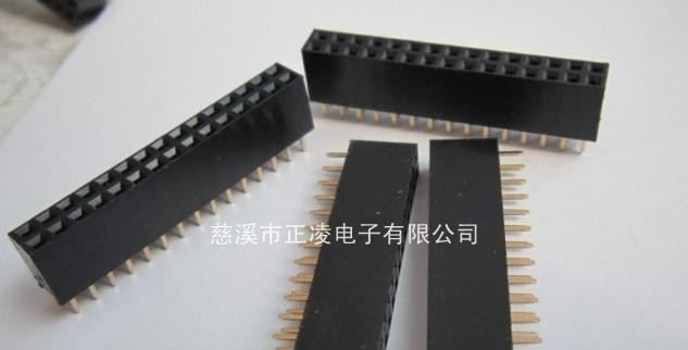 双排弯针2.54MM，2*40P双弯针，正凌排针（浙江）