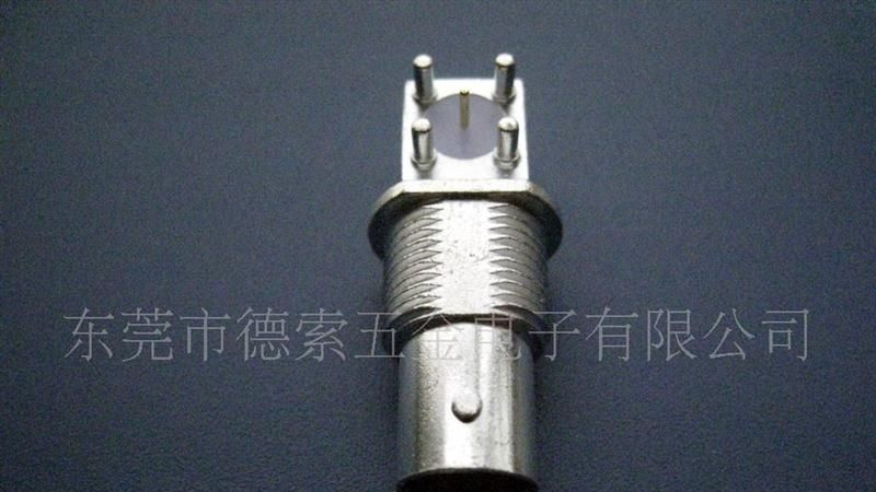 BNC 四脚90度插PCB板连接器