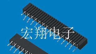 FFC1.0、FPC1.0双面接触直针座，条形连接器，接插件