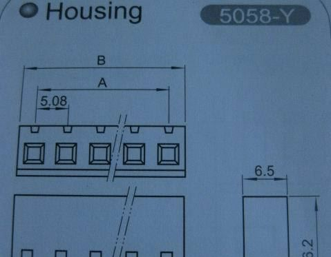 供应5058条形连接器 接插件 针座 连接器