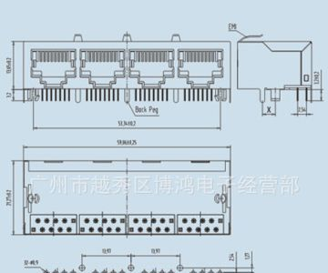 供应RJ45网络座 单体或联体