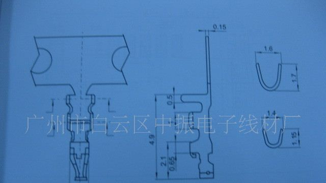 供应1.25t-4(df14)条形连接器 接插件 针座