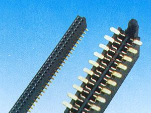 厂商直销　1.27mm双排带外柱SMT排母