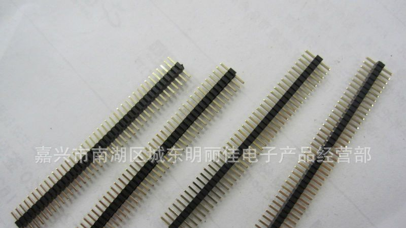 供应1*40*11.4排针/排母/弯脚/双排